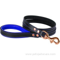 Colors Durable Padded Leather Dog Lead Pet Leash